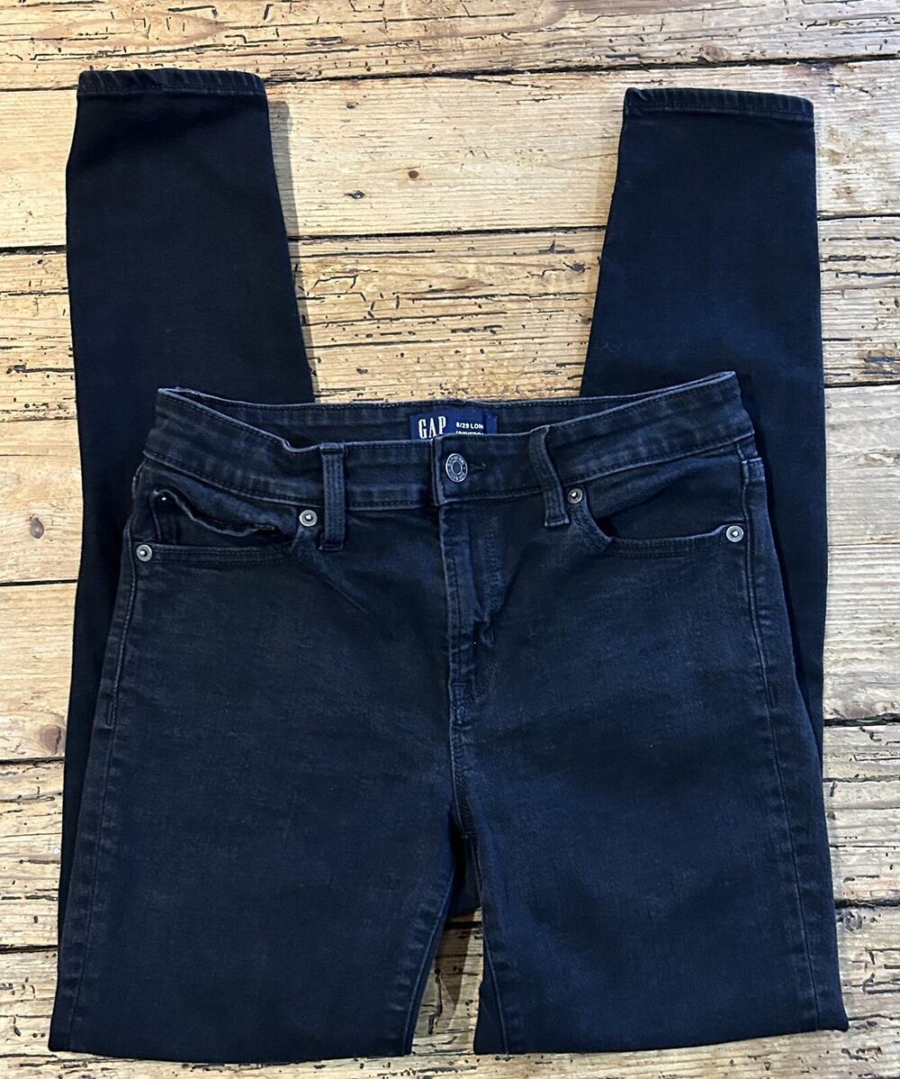 gap black universal legging womens skinny jeans size 8/28